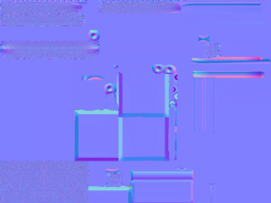 chair for the waiting room Modelo 3D
