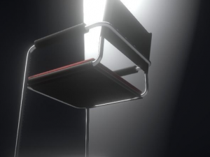 chair for the waiting room Modelo 3D
