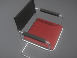 chair for the waiting room Modelo 3D