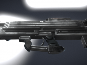 heavy blaster 3D 模型