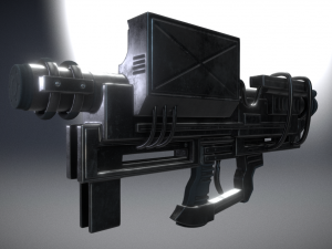 heavy blaster 3D 模型