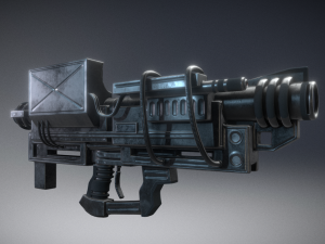 heavy blaster 3D 模型