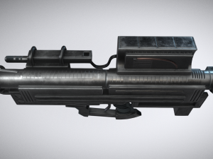 heavy blaster 3D 模型