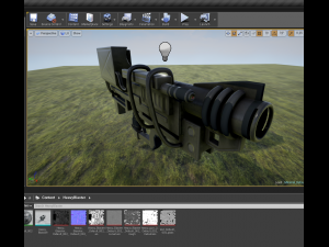 heavy blaster 3D 模型