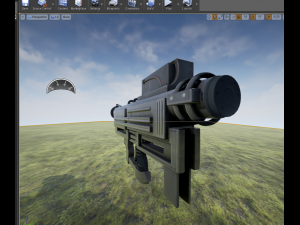 heavy blaster 3D 模型