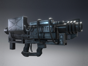 heavy blaster 3D 模型