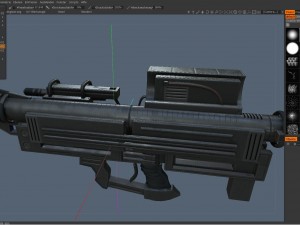 heavy blaster 3D 模型