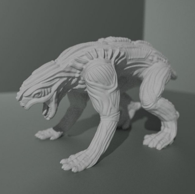 Download aline animal 3d printable 3D Model