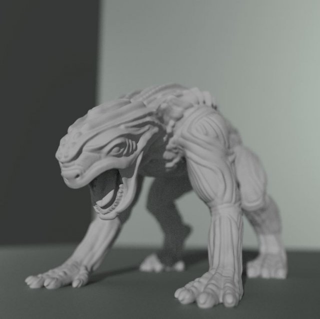 Download aline animal 3d printable 3D Model