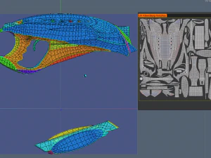 futuristic handgun 3D Model