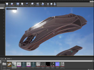 futuristic handgun 3D Model
