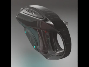 futuristic handgun 3D Model