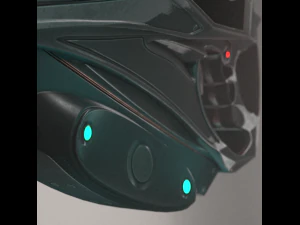 futuristic handgun 3D Model