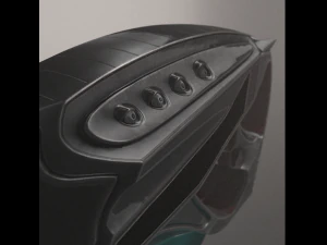 futuristic handgun 3D Model