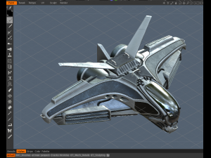 intergalactic spaceship design Modèle 3D