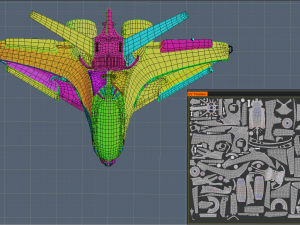 intergalactic spaceship design Modèle 3D