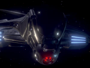 dise&ntilde;o de nave espacial intergal&aacute;ctica Modelo 3D