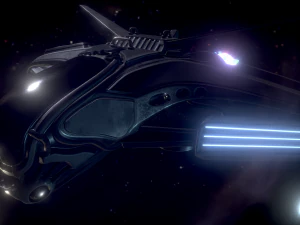 dise&ntilde;o de nave espacial intergal&aacute;ctica Modelo 3D