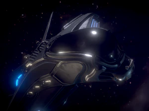 dise&ntilde;o de nave espacial intergal&aacute;ctica Modelo 3D