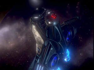 dise&ntilde;o de nave espacial intergal&aacute;ctica Modelo 3D