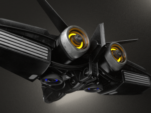 intergalactic spaceship design Modèle 3D