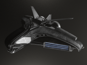 intergalactic spaceship design Modèle 3D