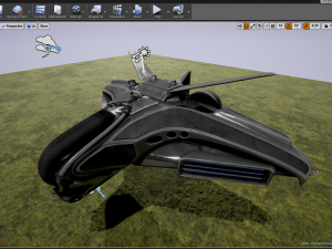 intergalactic spaceship design Modèle 3D