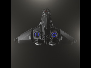 intergalactic spaceship design Modèle 3D