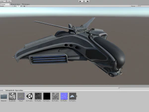 dise&ntilde;o de nave espacial intergal&aacute;ctica Modelo 3D