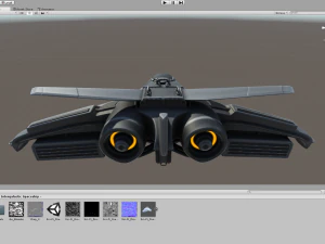 dise&ntilde;o de nave espacial intergal&aacute;ctica Modelo 3D