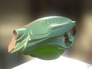 futuristic hand3d-printable Modelo de Impressão 3D