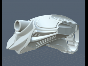 futuristic handhigh poly 3D Model