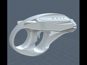 futuristic handhigh poly 3D Model