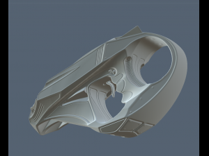 futuristic handhigh poly 3D Model