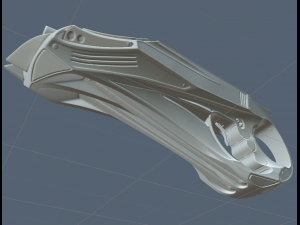 futuristic handhigh poly 3D Model
