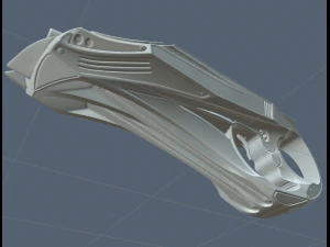 futuristic handhigh poly 3D Model