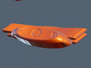 futuristic handhigh poly 3D Model