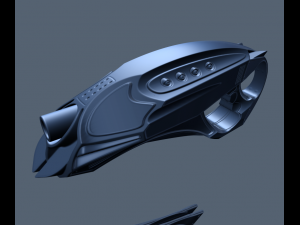 futuristic handhigh poly 3D Model