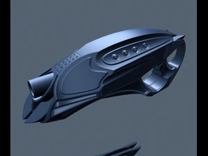 futuristic handhigh poly 3D Model