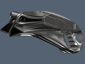 futuristic handhigh poly 3D Model