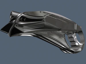 futuristic handhigh poly 3D Model