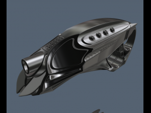 futuristic handhigh poly 3D Model