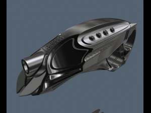 futuristic handhigh poly 3D Model