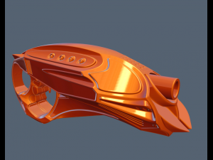 futuristic handhigh poly 3D Model