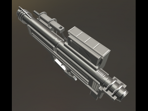 heavy blaster high poly Modelo 3D