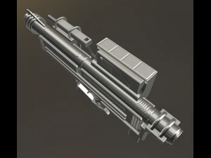 heavy blaster high poly 3D Model