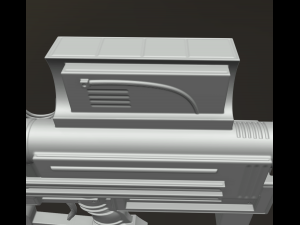 heavy blaster high poly Modelo 3D