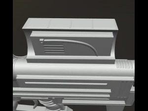 heavy blaster high poly 3D Model