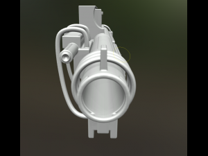 heavy blaster high poly Modelo 3D
