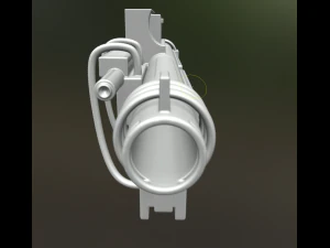 heavy blaster high poly 3D Model